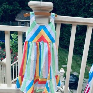 Girls striped sundress size 7